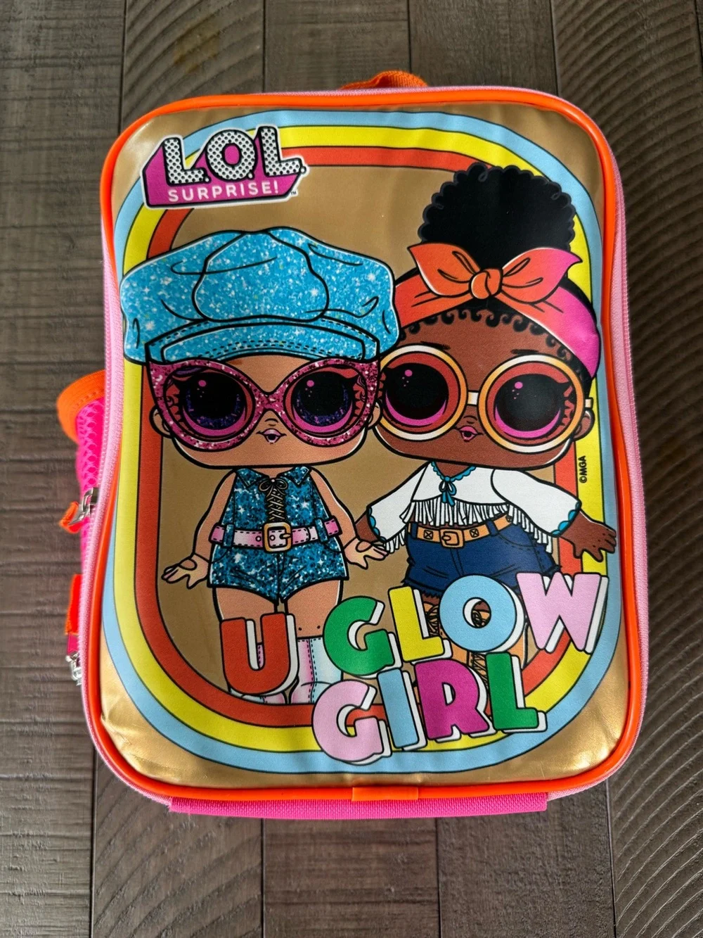 L.O.L. Surprise! Kids Golden Hour U Glow Girl Insulated Lunch Box/Bag Snack Tote